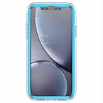 Spacecase Marble 360 iPhone Xr niebieski