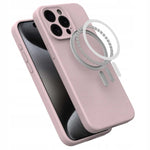 Spacecase Silicone Mag iPhone 15 Pro Max baby pink