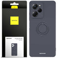 Spacecase Silicone Ring Poco X5 Pro 5G black