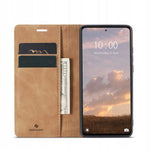 Spacecase Wallet Poco X5 Pro/Note 12 Pro light brown