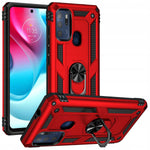 Spacecase Ring NX Moto G60s czerwony