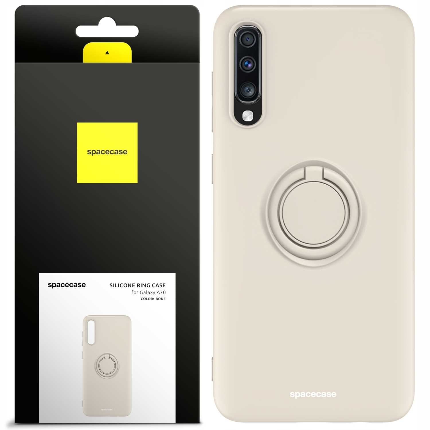 Spacecase Silicone Ring Galaxy A70 bone