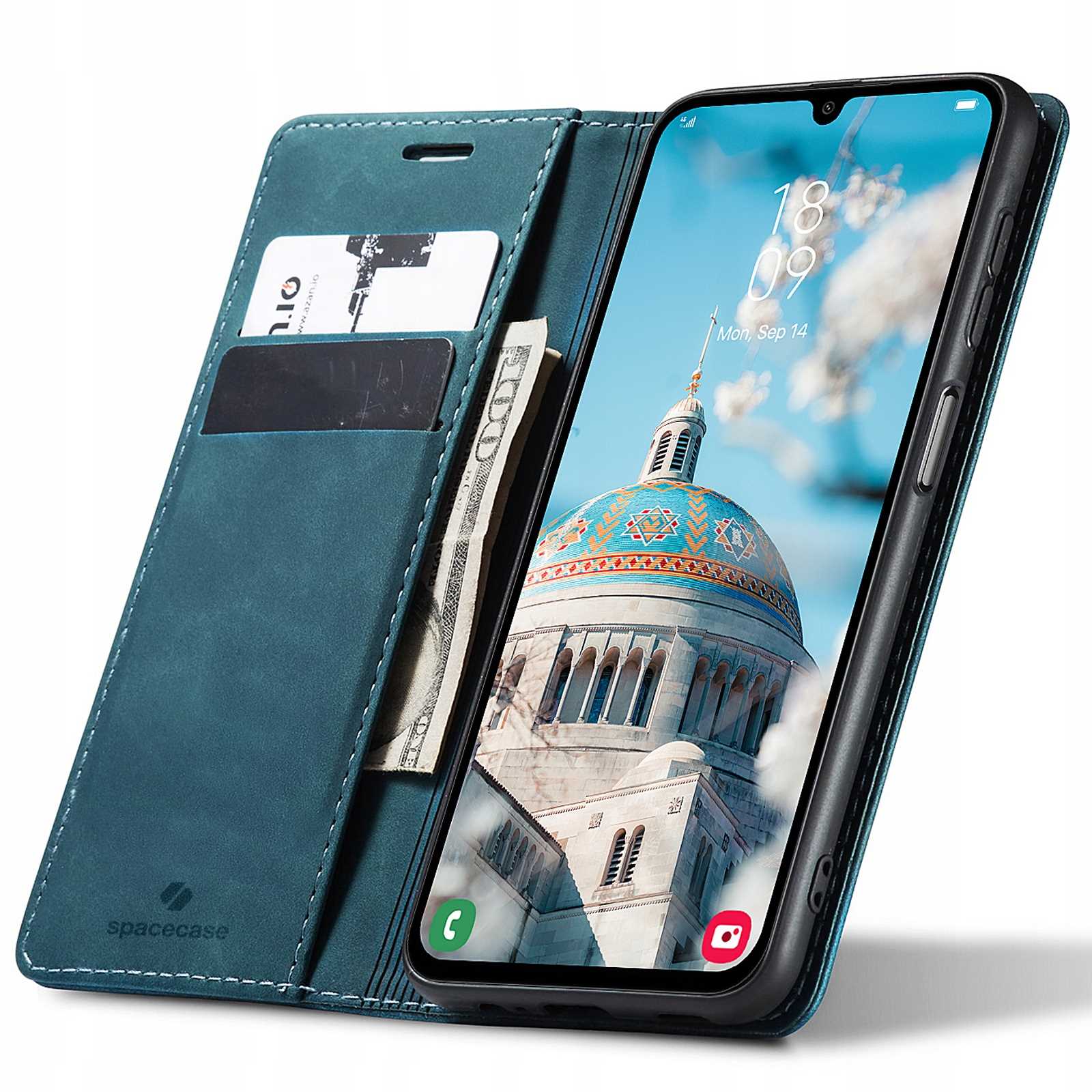 Spacecase Wallet Galaxy A24 blue