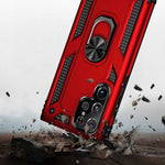 Spacecase Ring NX Galaxy S22 Ultra czerwony