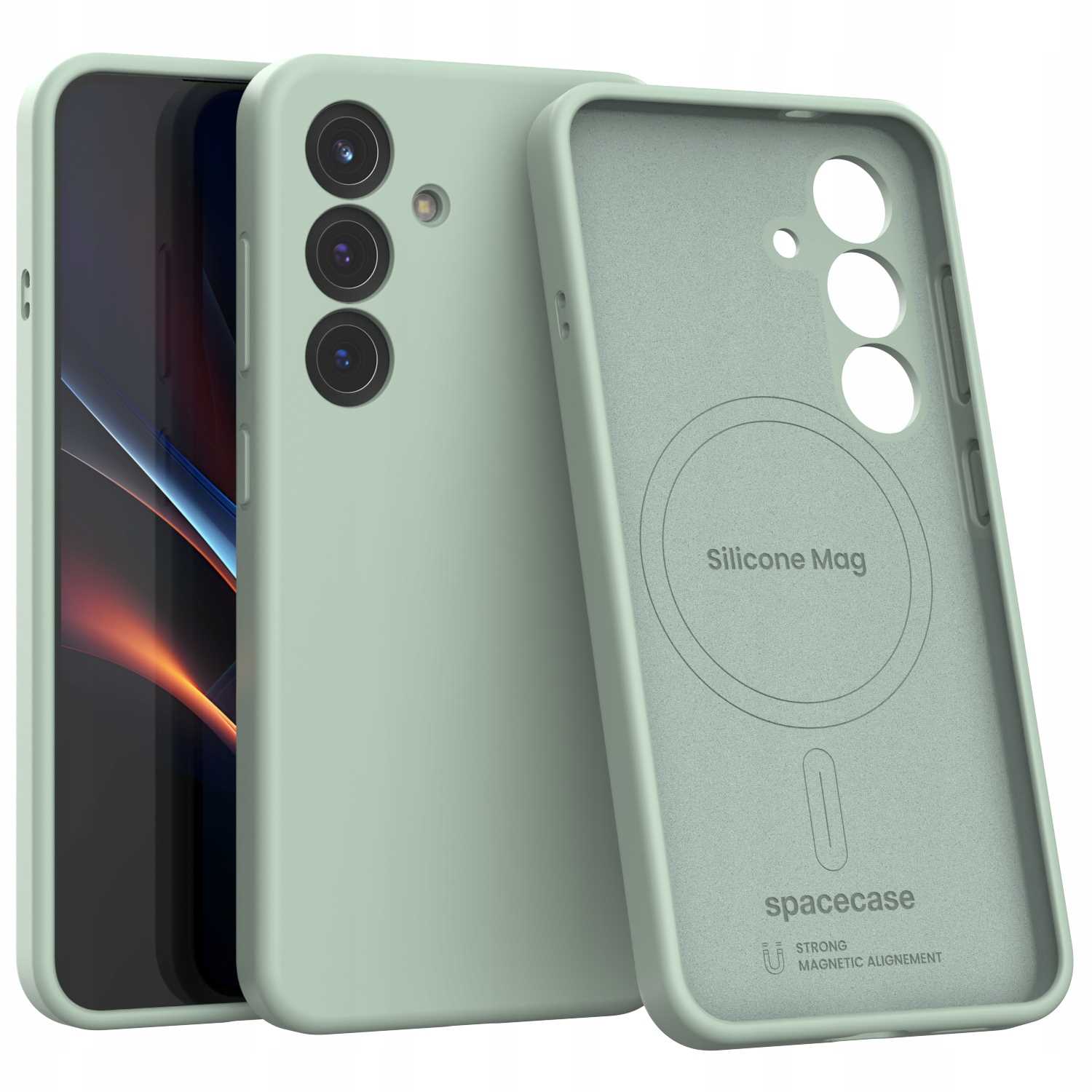 Spacecase Silicone Mag Galaxy S25 mint
