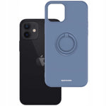 Spacecase Silicone Ring iPhone 12/12 Pro blue