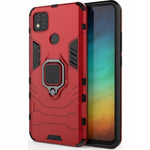 Spacecase X-Ring Redmi 9C/10A czerwony
