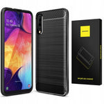 Spacecase Carbon Galaxy A50 czarny