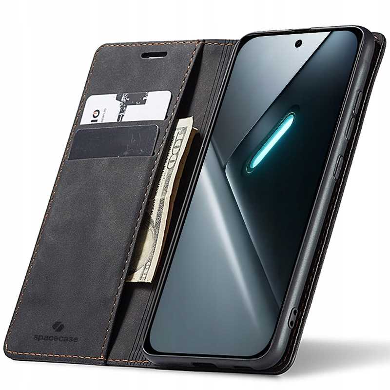 Spacecase Wallet Poco X8 Pro 5G black