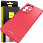 Spacecase Silicone Case Galaxy S21 Ultra red