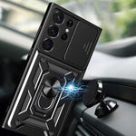 Spacecase Camring Galaxy S23 Ultra black