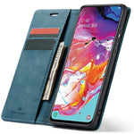 Spacecase Wallet Galaxy A70 blue