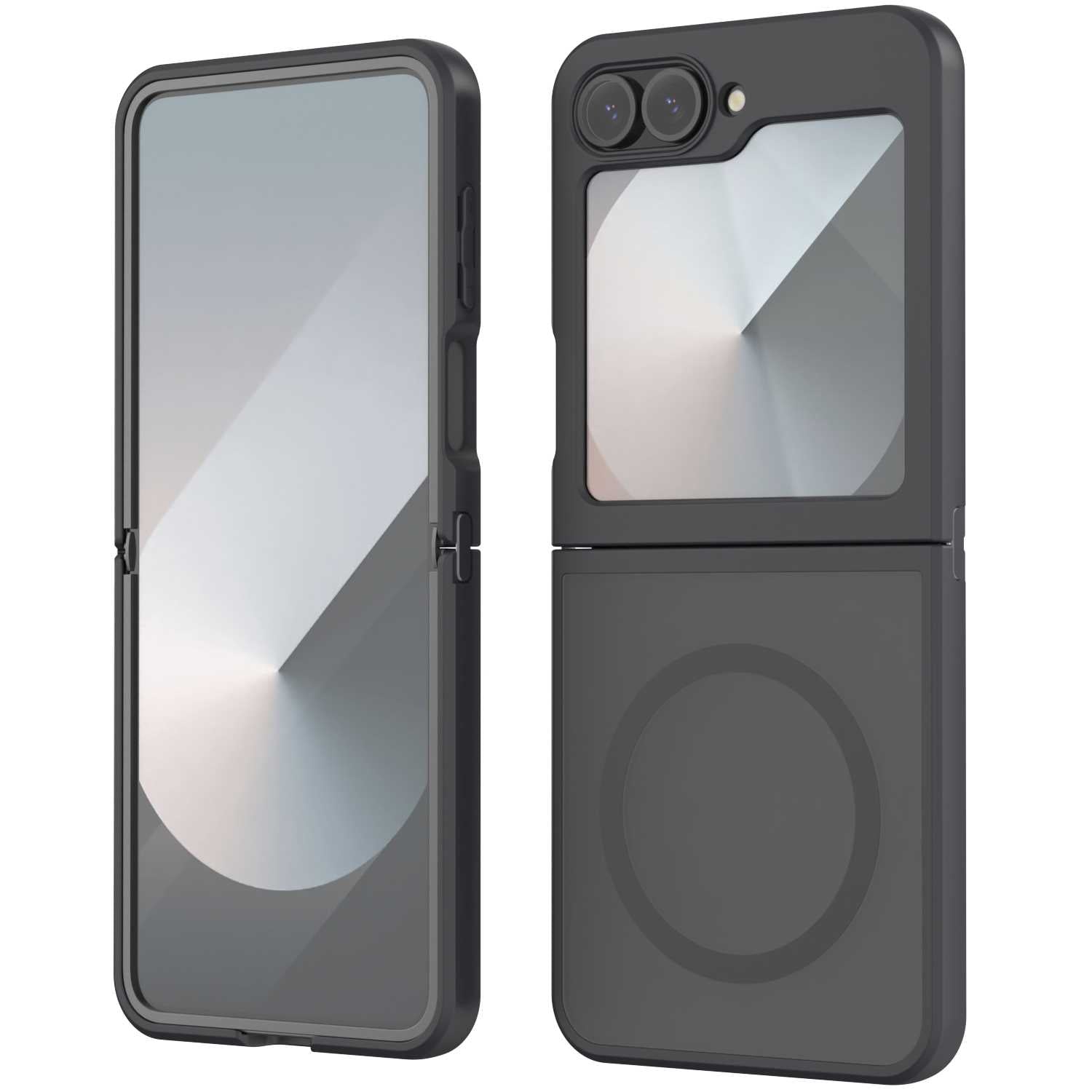 Spacecase Hybrid Mag Galaxy Z Flip 6 black