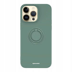 Spacecase Silicone Ring iPhone 14 Pro Max dark green