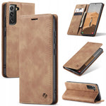 Spacecase Wallet Galaxy S22+ light brown