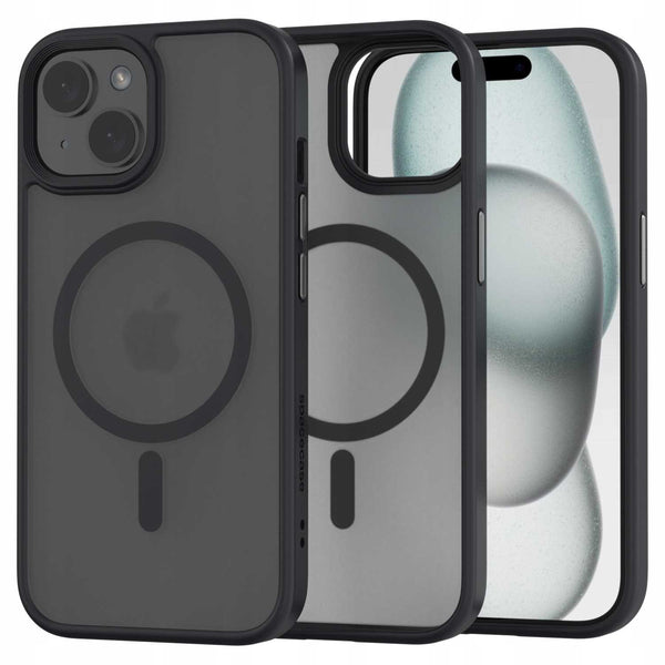 Spacecase Hybrid Mag iPhone 15 Plus black