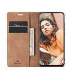 Spacecase Wallet Galaxy S21 FE light brown
