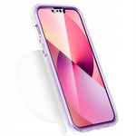 Spacecase Marble 360 iPhone 13 Pro Max fioletowy