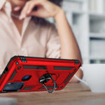 Spacecase Ring NX Moto G60s czerwony