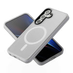 Spacecase Hybrid Fusion Mag Galaxy S25 white
