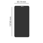Spacecase Glass Privacy iPhone X / XS / 11 Pro