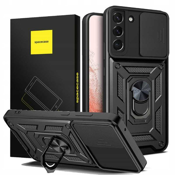 Spacecase Camring Galaxy S22+ black