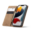 Spacecase Wallet iPhone 13 Mini light brown