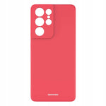 Spacecase Silicone Case Galaxy S21 Ultra red