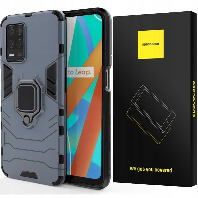 Spacecase X-Ring Realme 8 5G/Narzo 30 niebieski