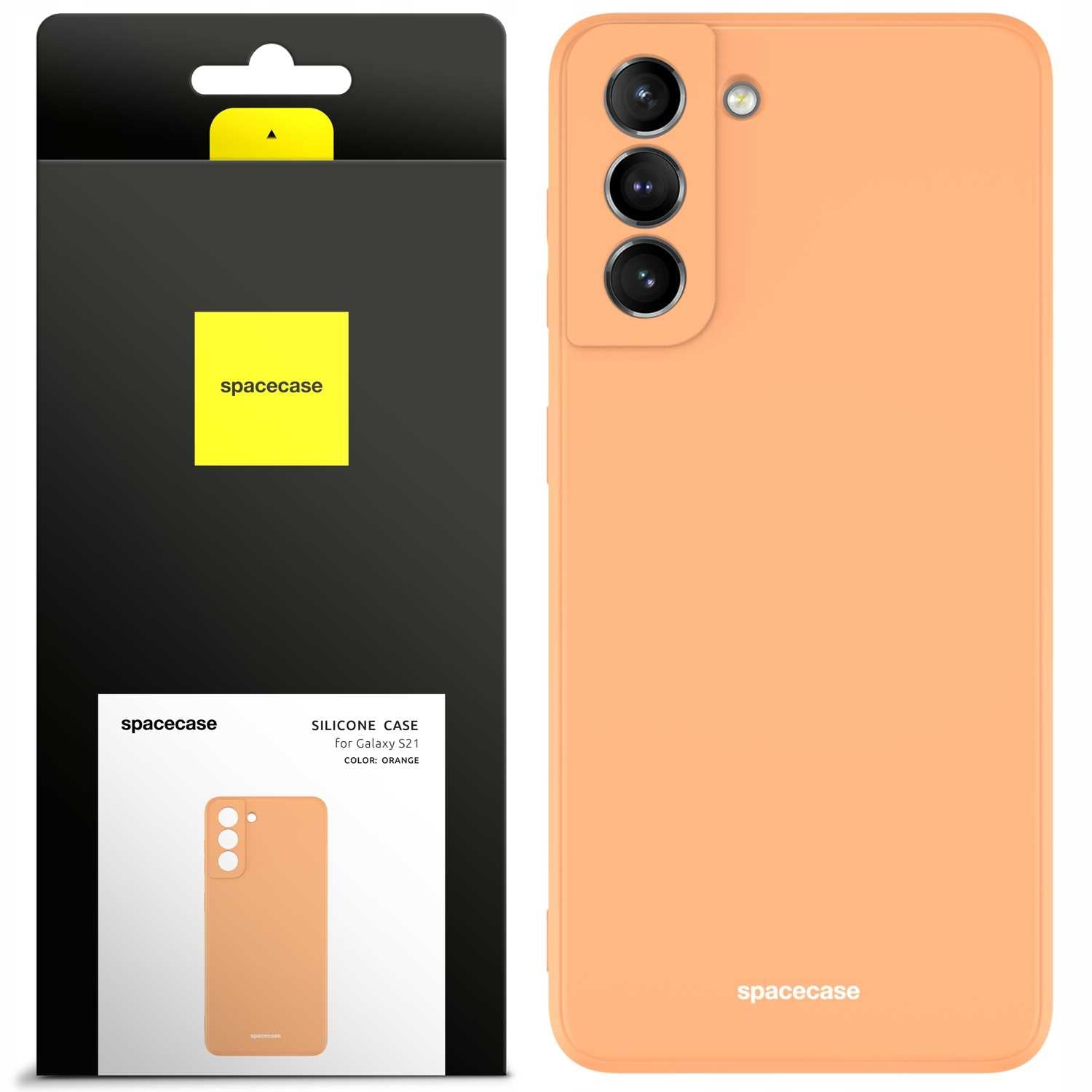 Spacecase Silicone Case Galaxy S21 orange