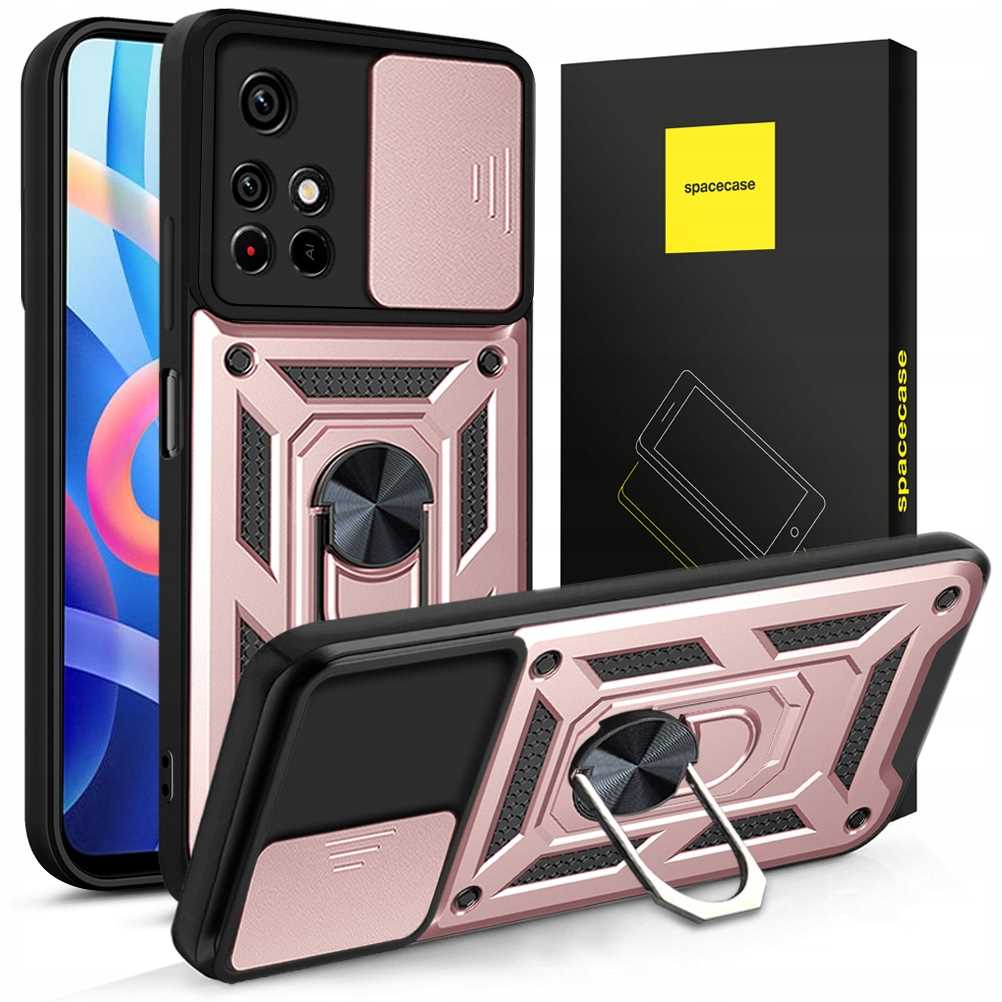 Spacecase Camring Poco M4 Pro 5G pink