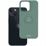Spacecase Silicone Ring iPhone 13 dark green