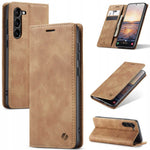 Spacecase Wallet Galaxy S23+ light brown