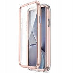 Spacecase Marble 360 iPhone Xr biały/różowy