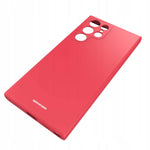 Spacecase Silicone Case Galaxy S22 Ultra red