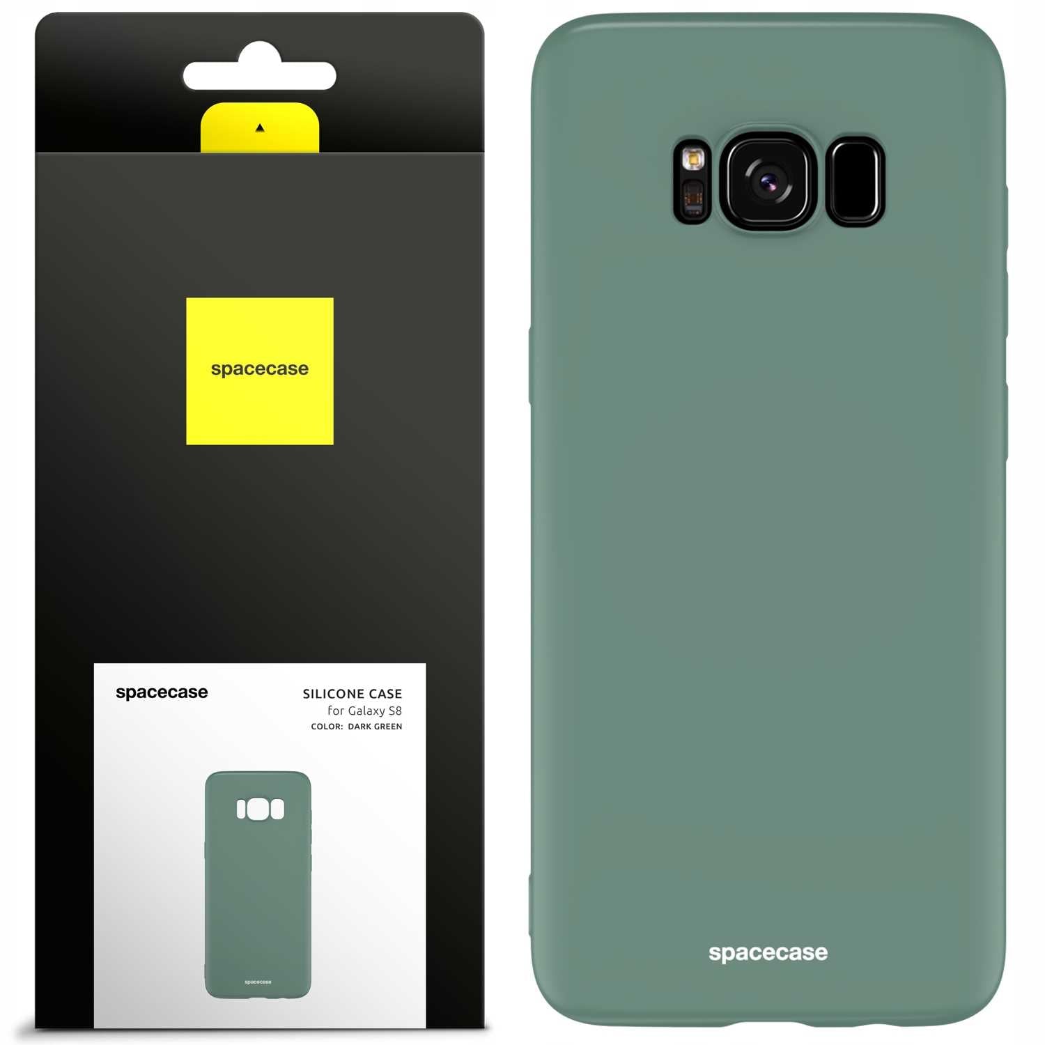 Spacecase Silicone Case Galaxy S8 dark green