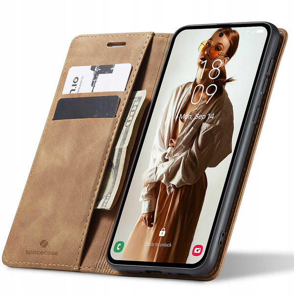 Spacecase Wallet Galaxy A32 5G light brown