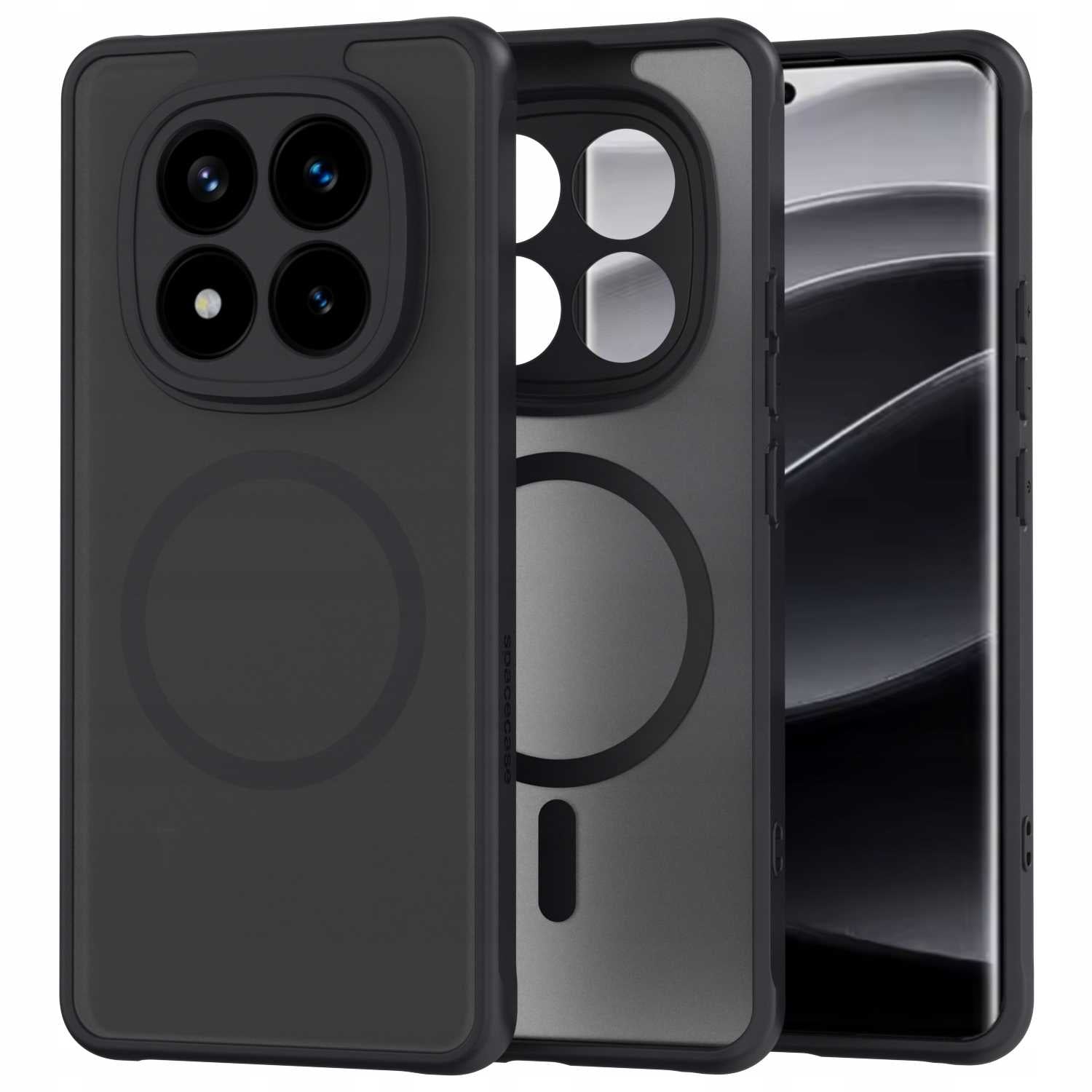 Spacecase Hybrid Mag Redmi Note 14 Pro+ 5G black