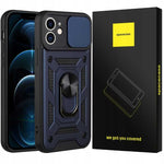 Spacecase Camring iPhone 12 niebieski