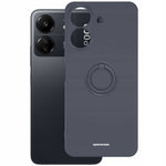 Spacecase Silicone Ring Redmi 13C 4G / Poco C65 black
