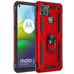 Spacecase Ring NX Motorola Moto G9 Power czerwony