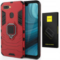 Spacecase X-Ring Oppo A12 czerwony