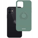 Spacecase Silicone Ring iPhone 12/12 Pro dark green