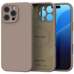 Spacecase Silicone Mag iPhone 16 Pro Max brown