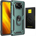 Spacecase Ring NX Poco X3 NFC/Pro zielony