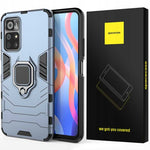 Spacecase X-Ring Poco M4 Pro 5G niebieski