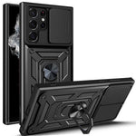 Spacecase Camring Galaxy S22 Ultra black