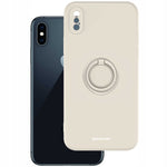 Spacecase Silicone Ring iPhone XS Max bone