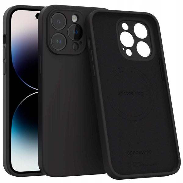 Spacecase Silicone Mag iPhone 14 Pro Max black