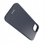 Spacecase Silicone Case iPhone 15 Plus black